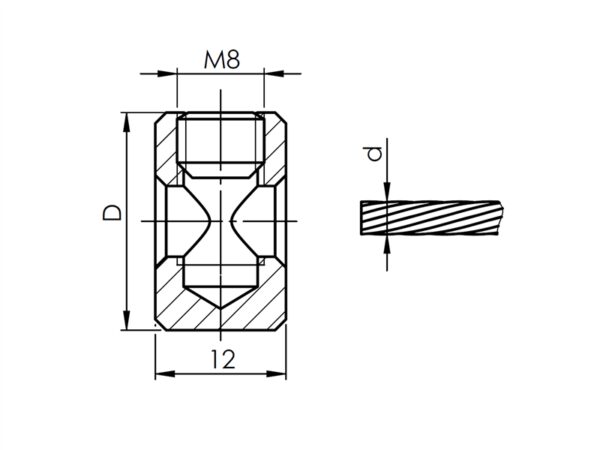 Serre câble Ø 3 à 6 mm