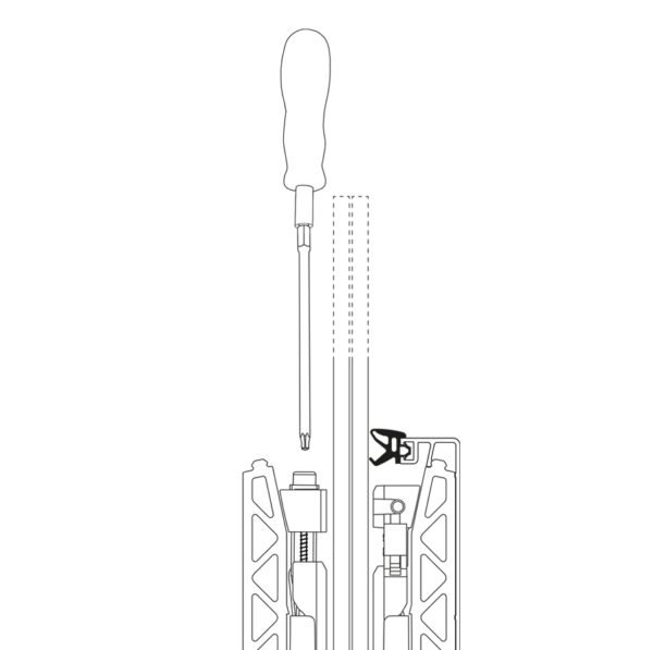 Embout Torx pour garde-corps