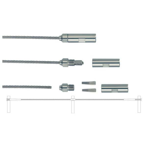 Douille intermédiaire | Ø câble 4 - 6 mm| 55 mm