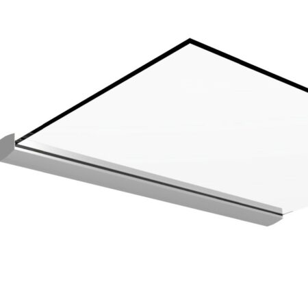 Rail pour marquise aluminium + éclairage LED L 3000 MM