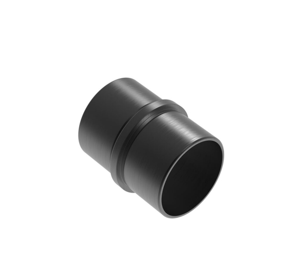 Manchon de liaison inox  PVD Titane mâle-mâle pour tube Ø 42,4 mm