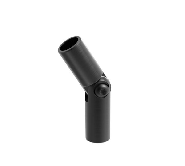 Support ou Cardan articulé inox PVD Titane pour lisse Ø 12 mm